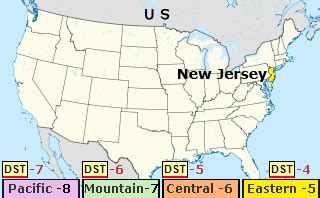 Zone 6a. . Time zone at new jersey